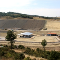 Landfill Canakkale in Turkey